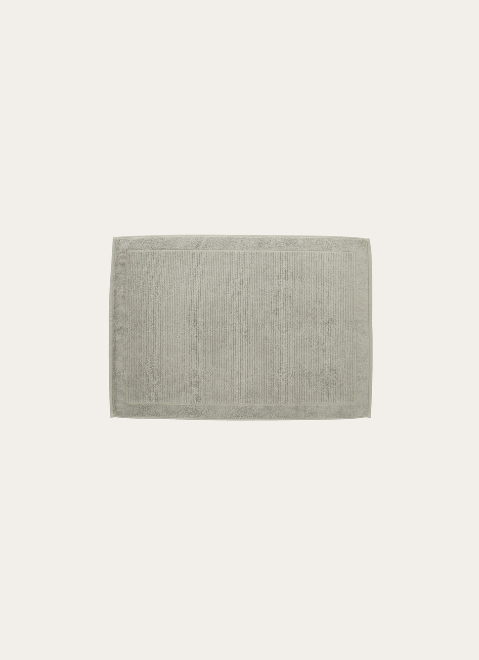 TAPIS DE BAIN EN COTON UNI 650GR TAUPE