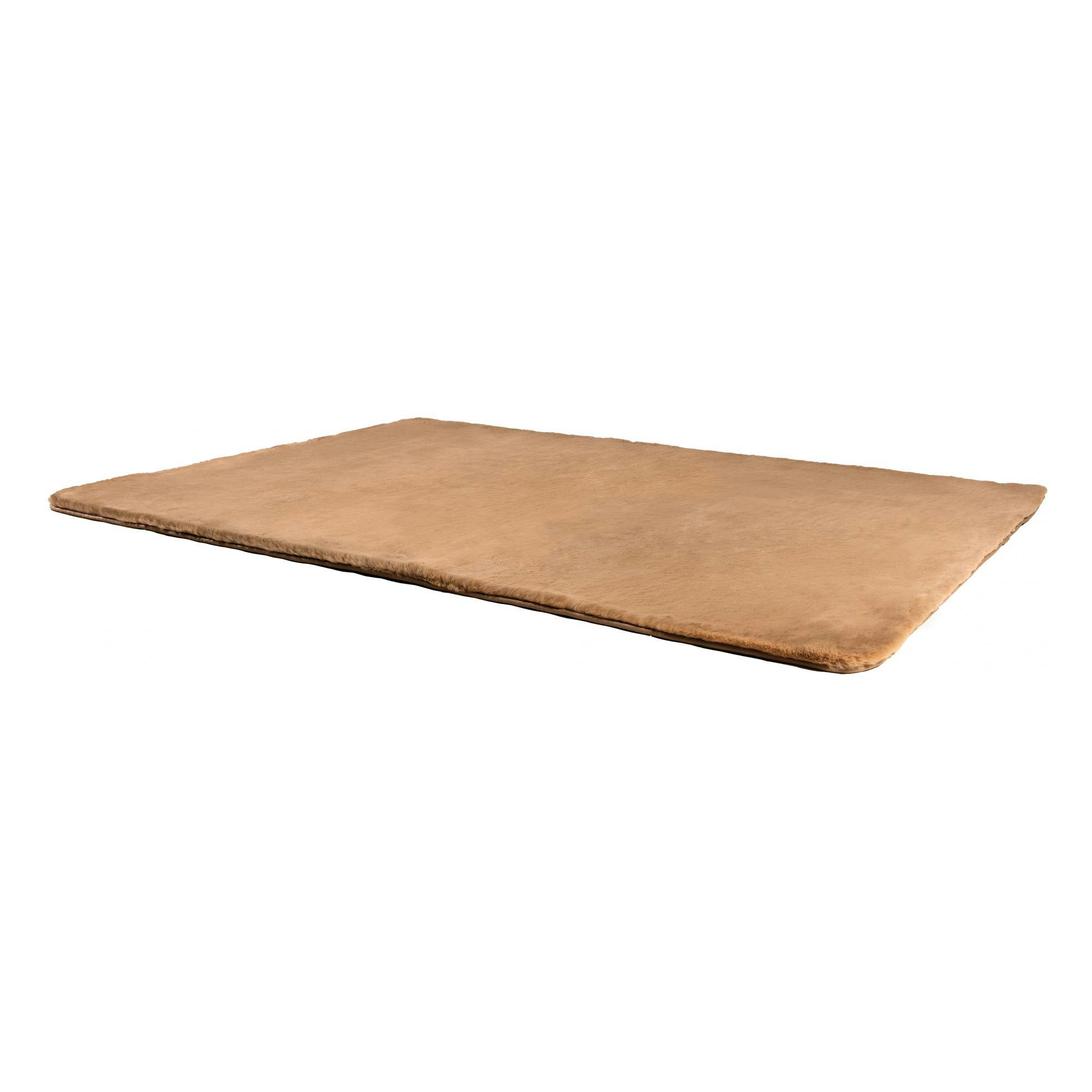 EDDY - Tapis  en polyester camel 120 x 170