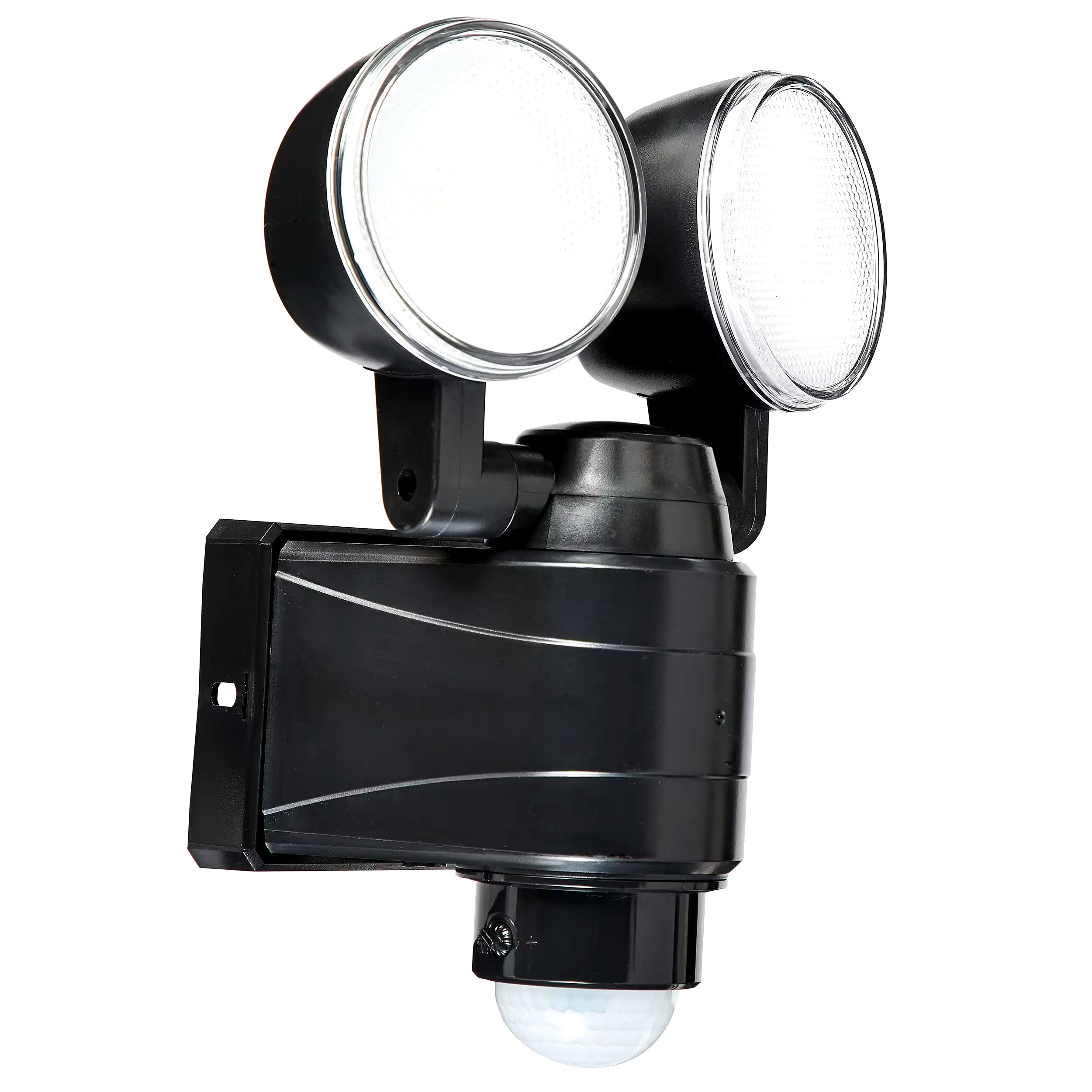 NOMA Dual-Head 180-Degree Outdoor Security Light, Weather-Resistant