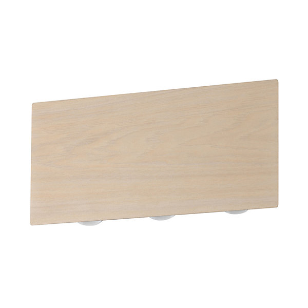 Applique murale LED intérieur métal effet bois Asparagus l.20 x H.10cm 560lm GoodHome
