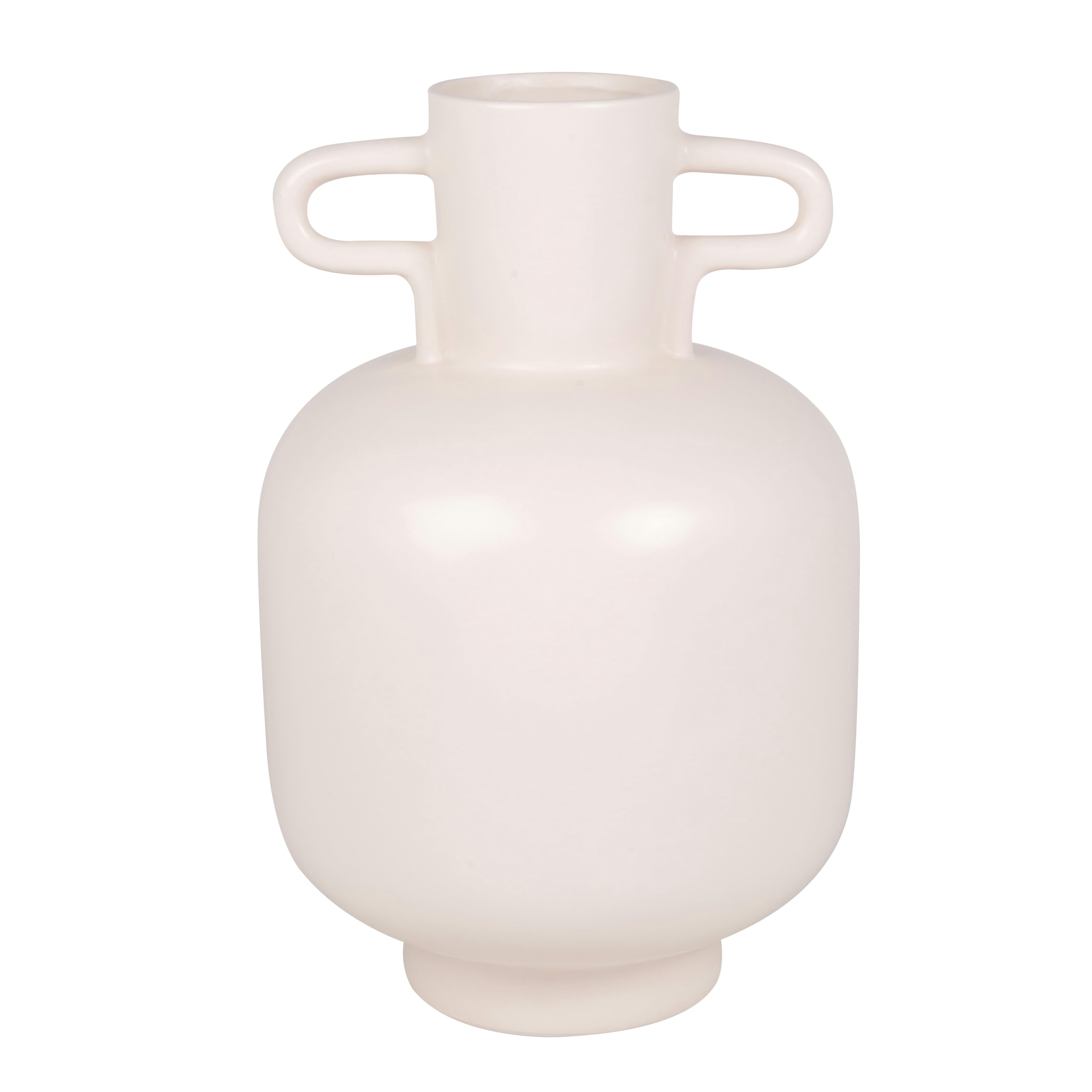 BUENOS-AIRES - Vase en dolomite écrue H40