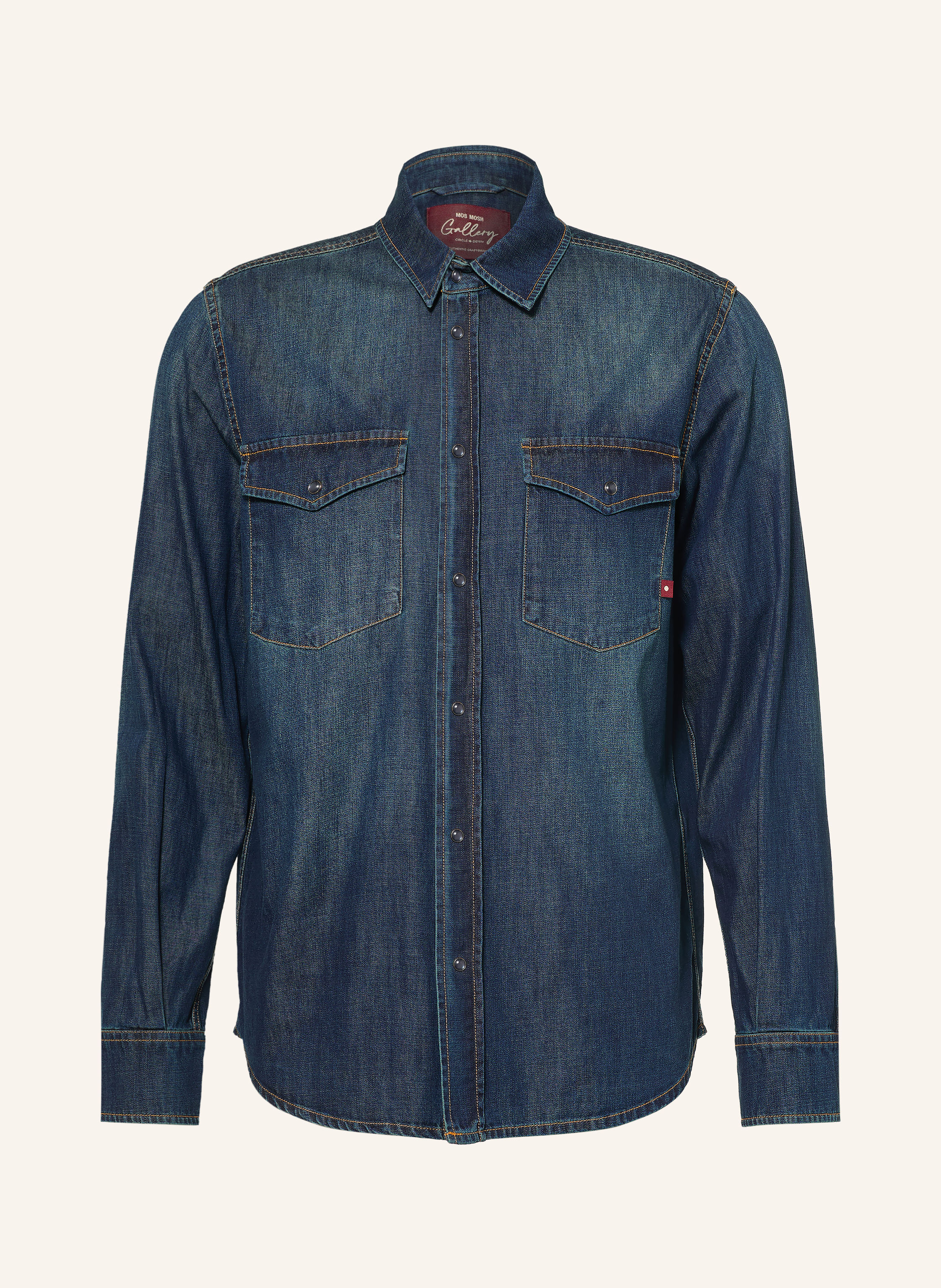MOS MOSH Gallery Jeanshemd MMGDAVID Comfort Fit