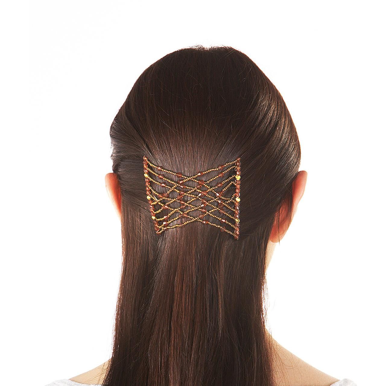 mysmartbuy Set of 4 EZ Hair Combs - Versatile Hairstyling Clips for All Hair
