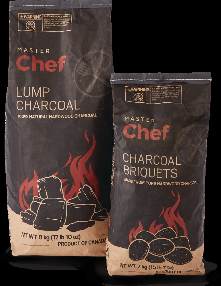 MASTER Chef Premium 100% Natural Hardwood Charcoal Briquettes For BBQ Grilling, 7-Kg