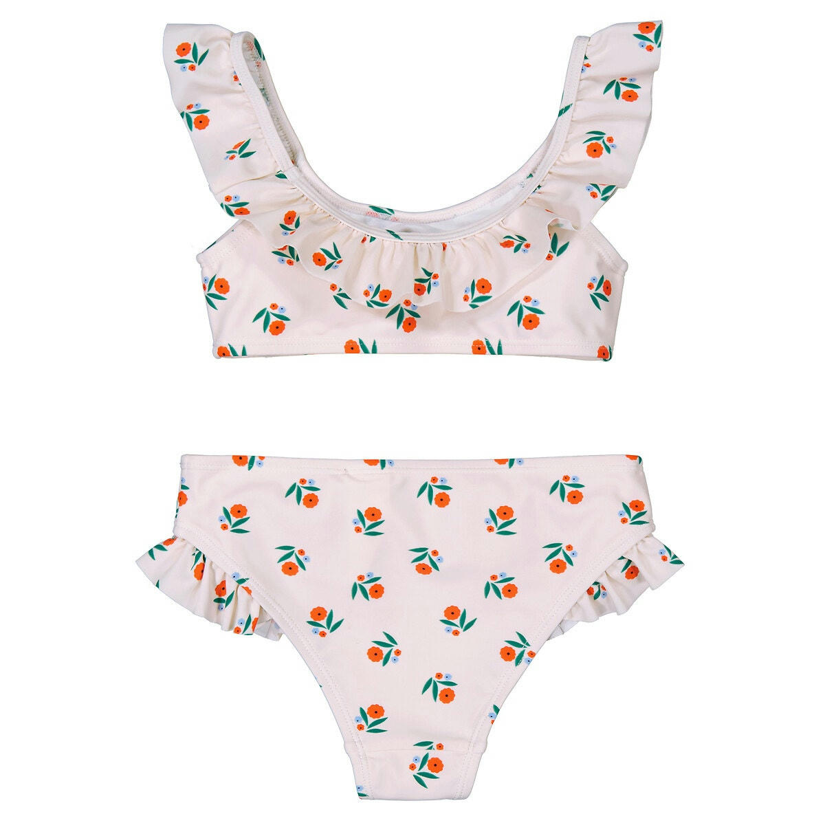 Maillot de bain 2 pièces, motif floral