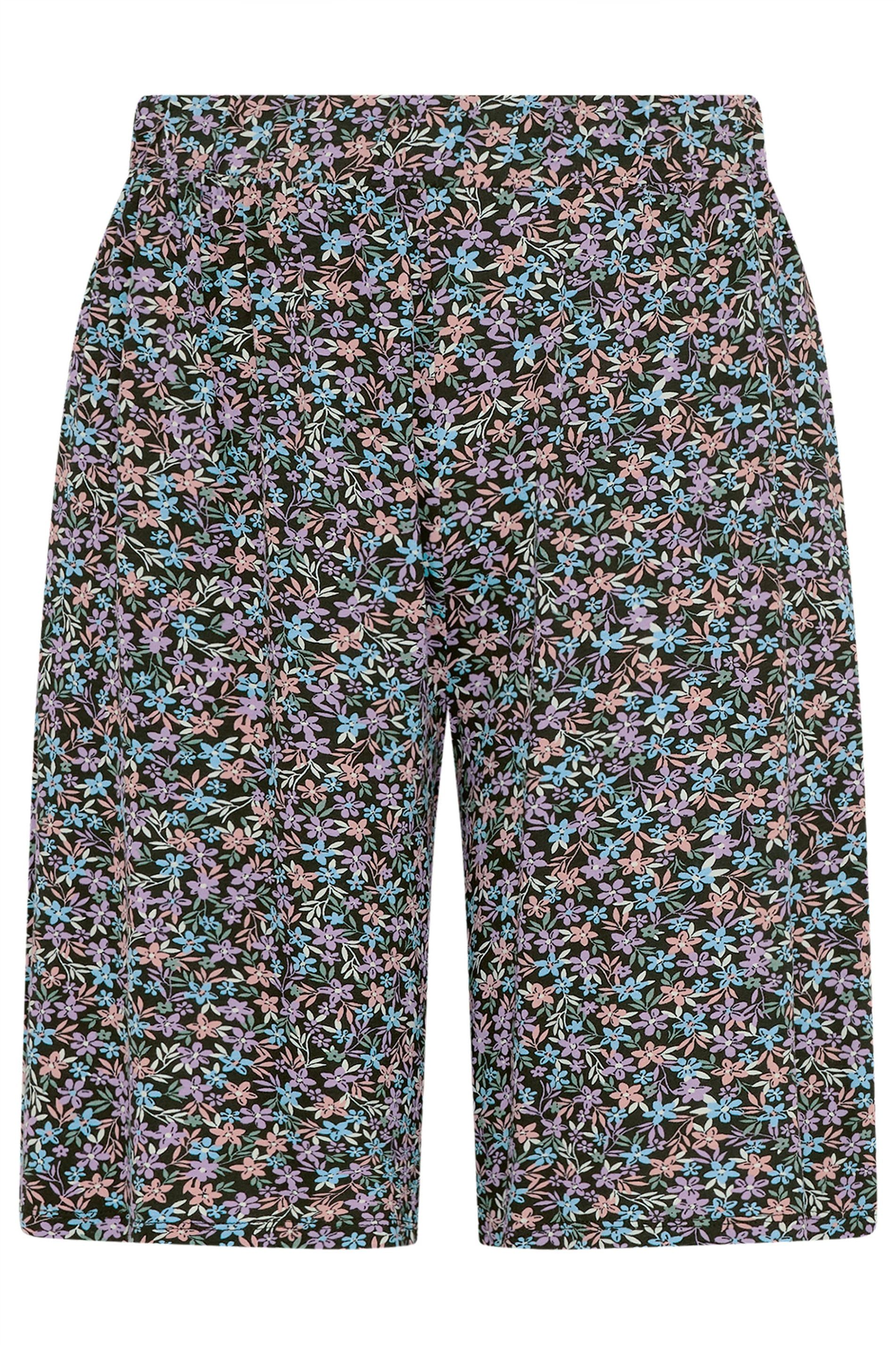 Yours Ditsy Floral Shorts