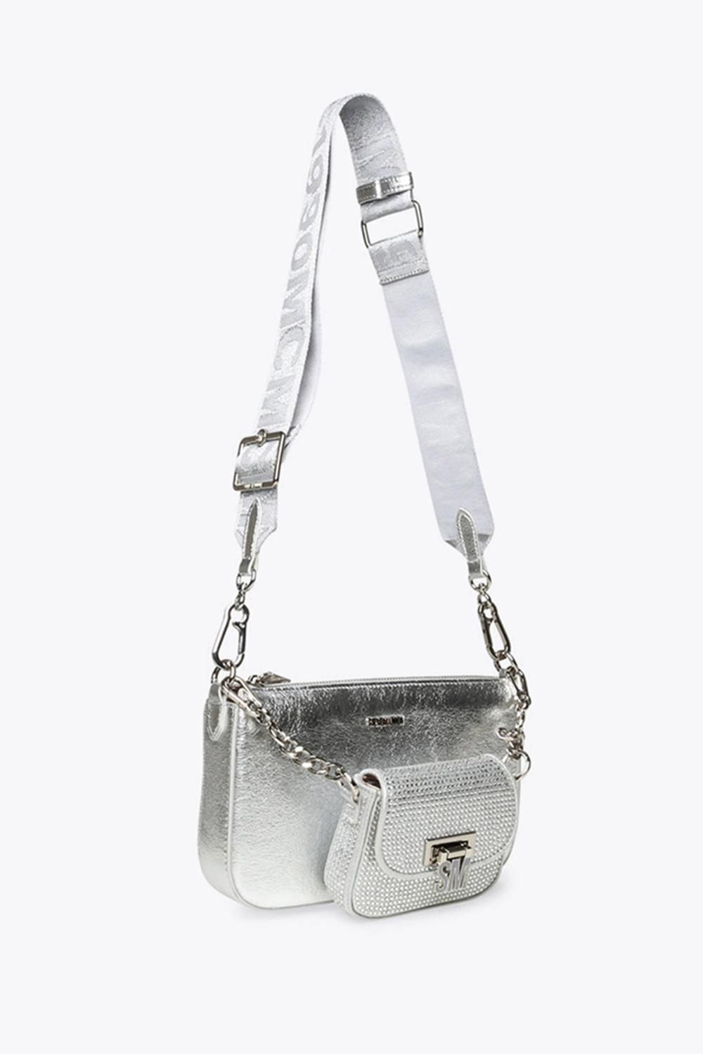 STEVE MADDEN Naim Bag Silver'