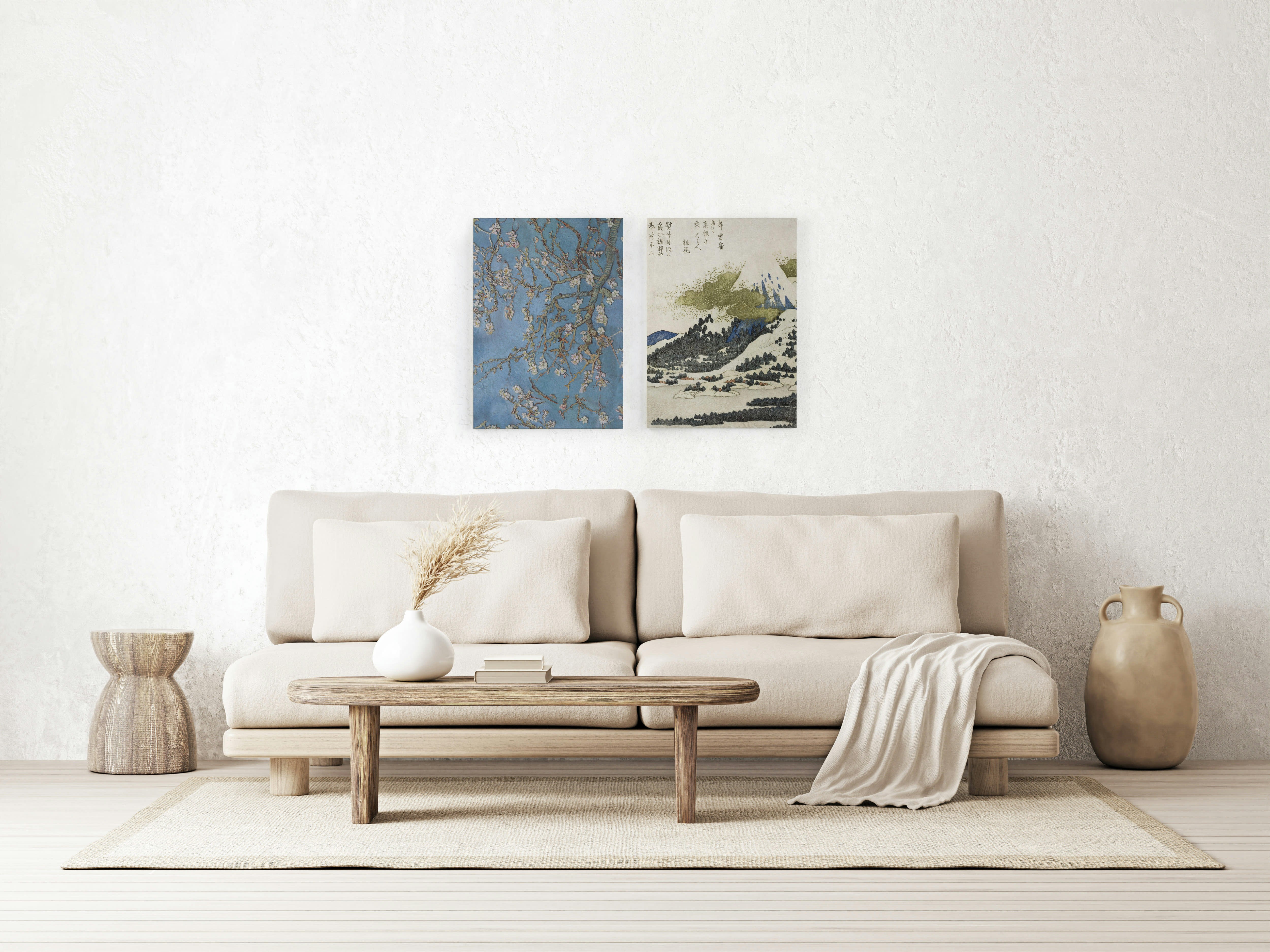 ALMOND - Peinture sur toile 60x40 imprimé HD Amande