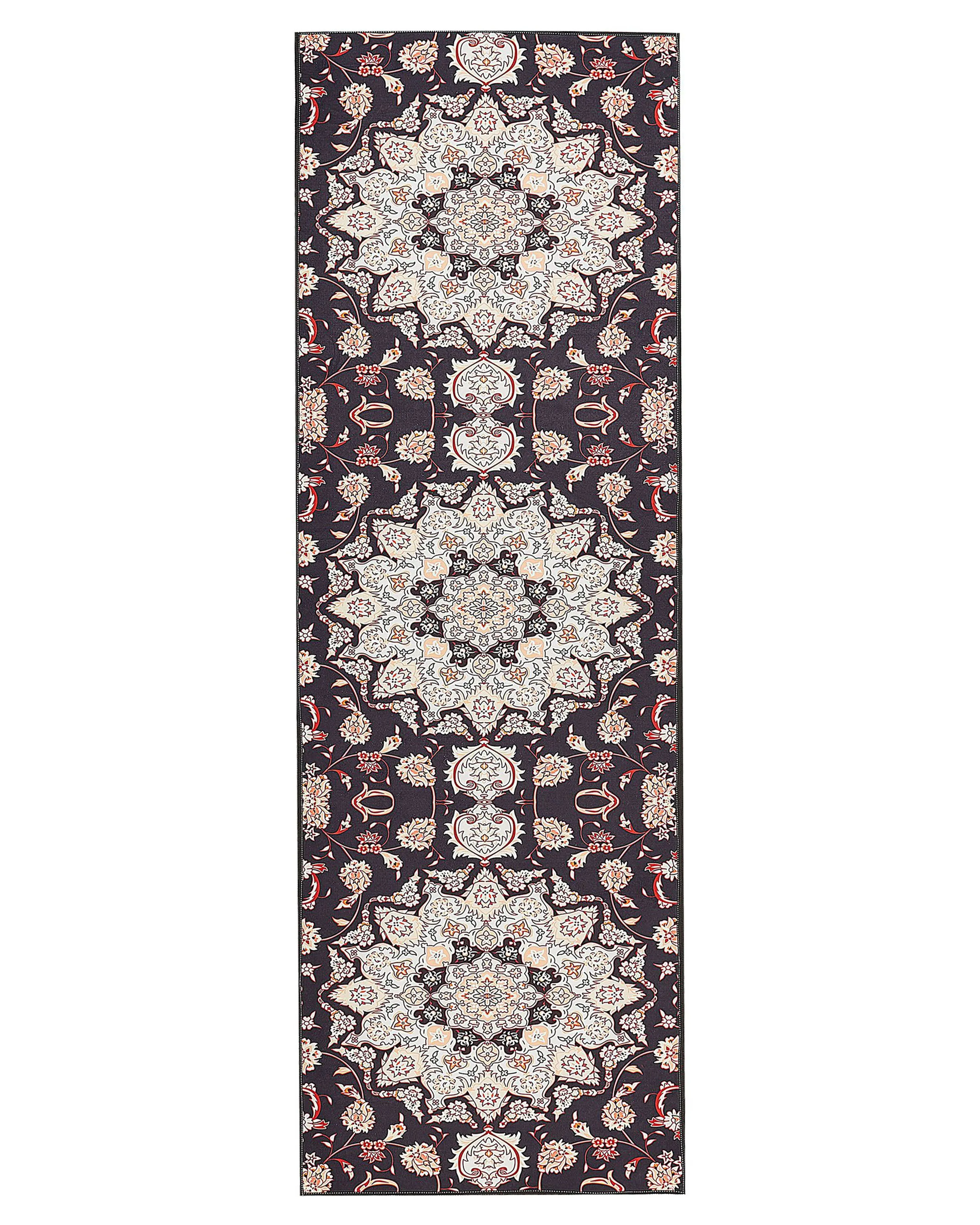 Rug ARITAS Black 60 x 200 cm