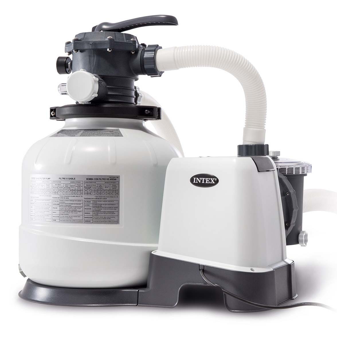 Pompa filtrująca piaskowa 10500 l/h do basenu Intex 26648