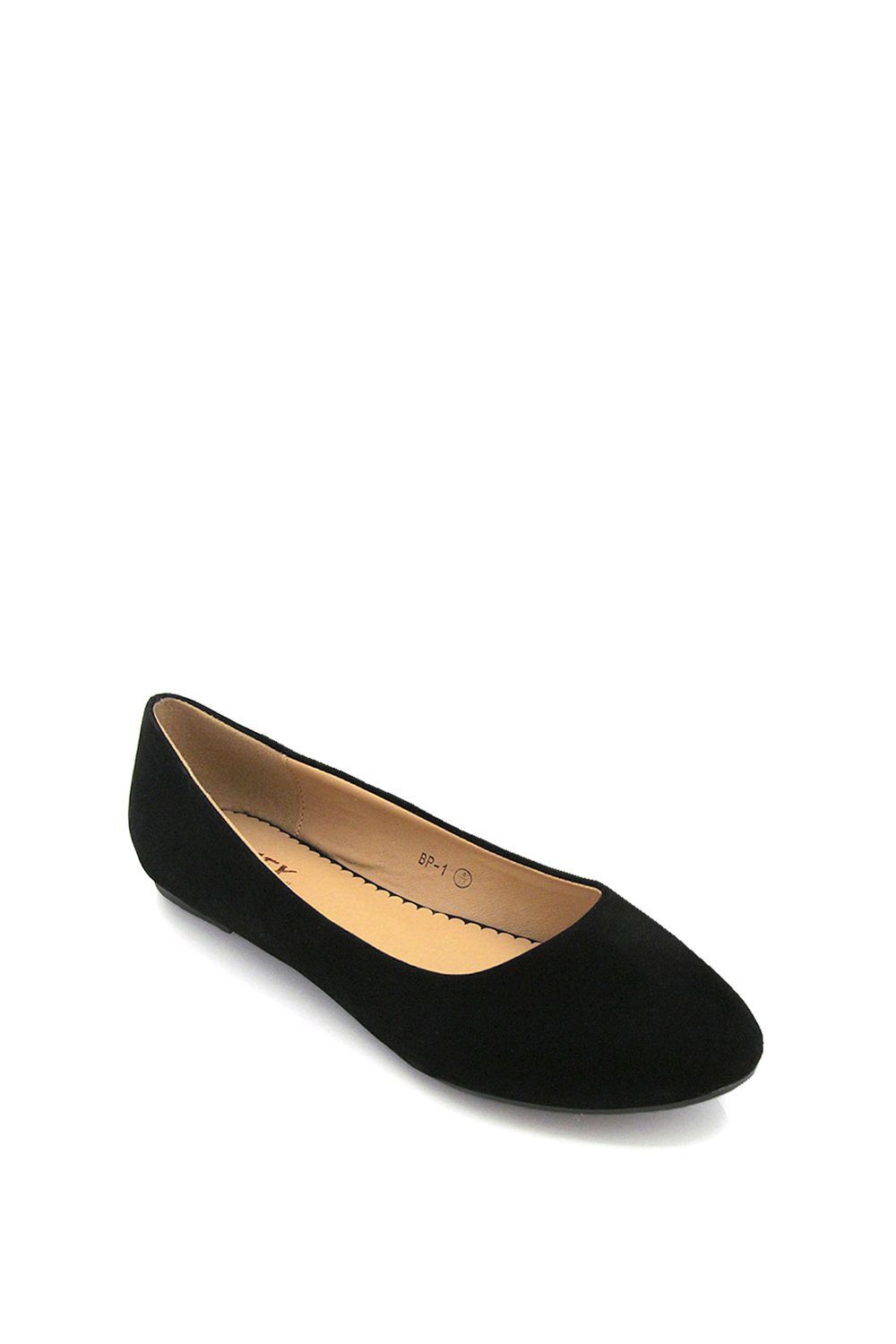 XY London Maleficent' Flat Slip on Ballerina Pumps