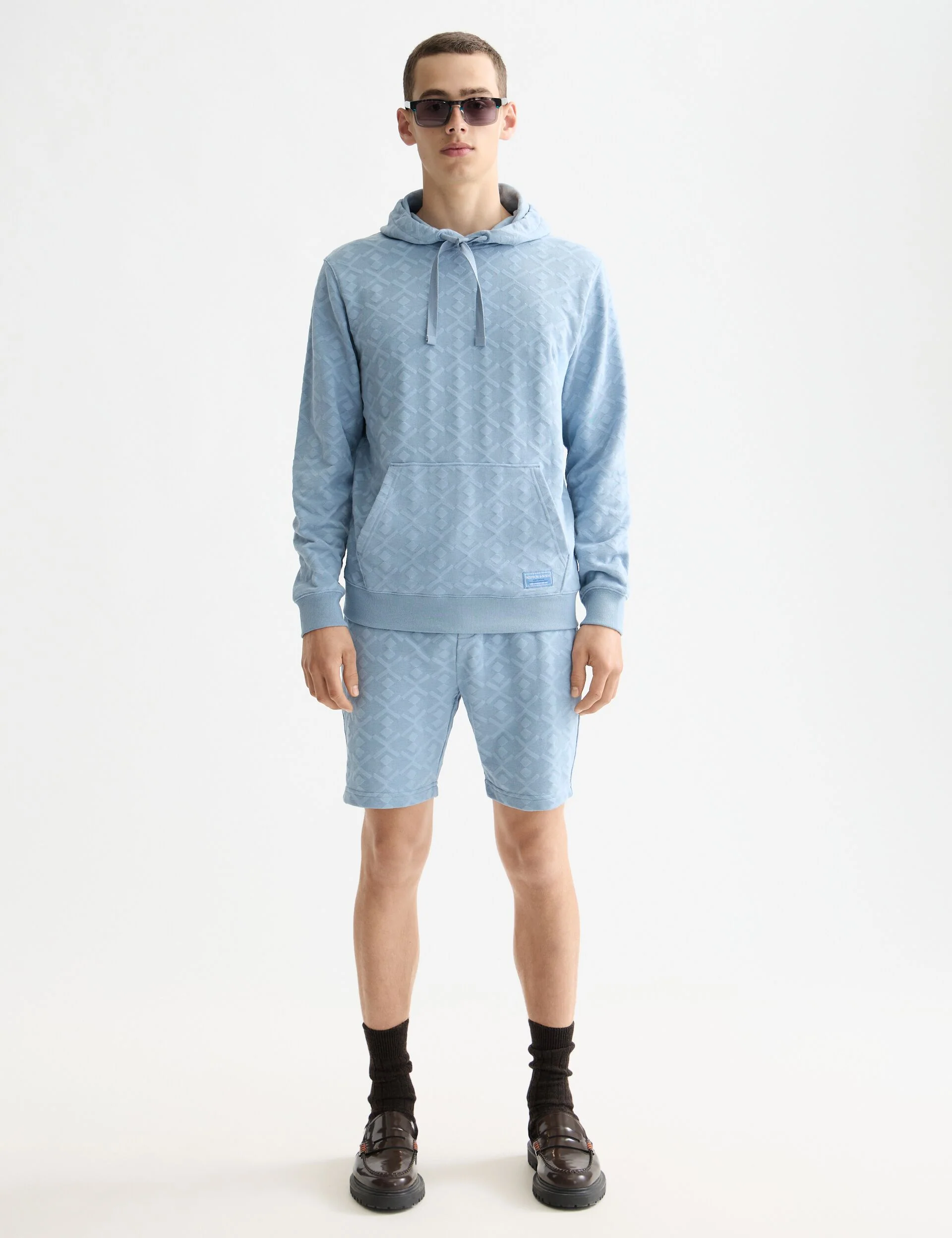 Jacquard Terry Hoodie