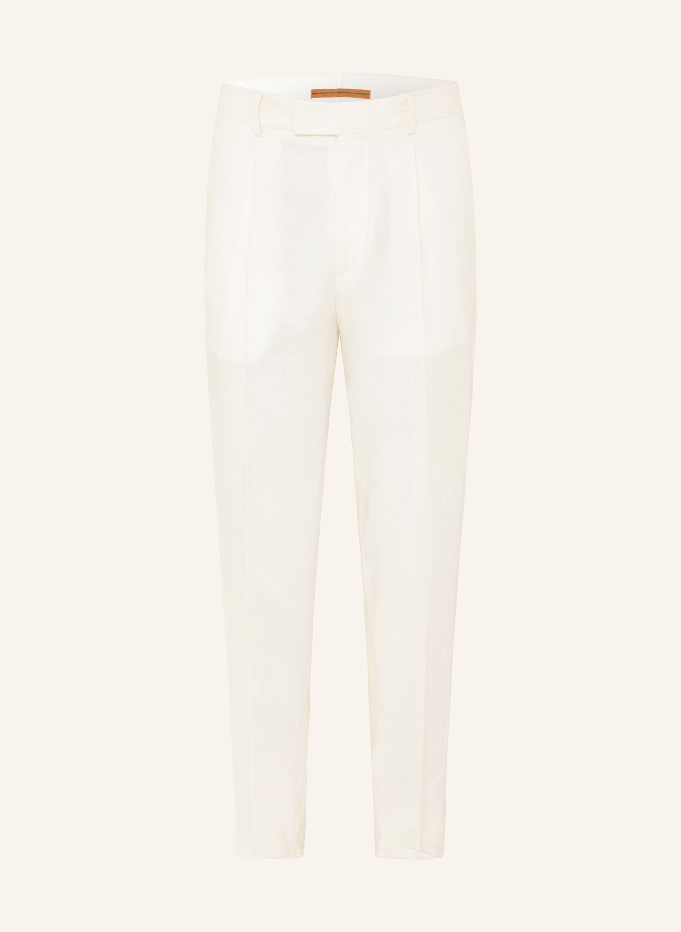 ZEGNA Anzughose Slim Fit aus Leinen