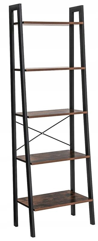 Regał schodkowy drabinka loft rustykalny półka