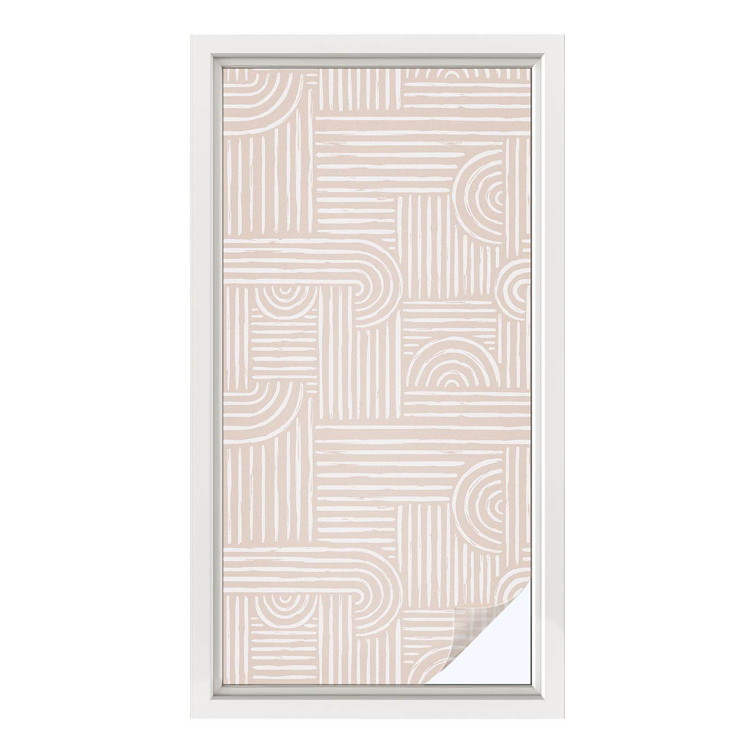 Folia okienna Geometryczny wzór ochrona prywatności 50x100 Wallfluent