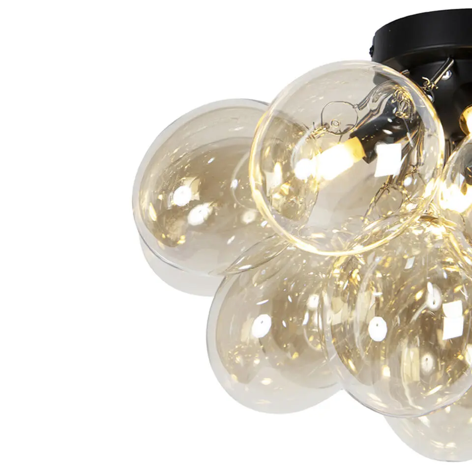 Qazqa plafondlamp uvas goudkleurig g9