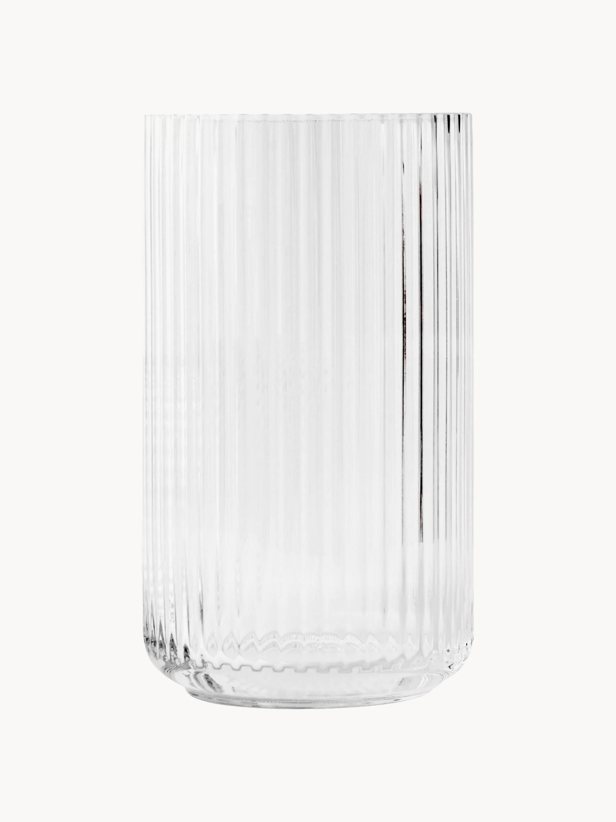 Mundgeblasene Vase Lyngby, H 25 cm