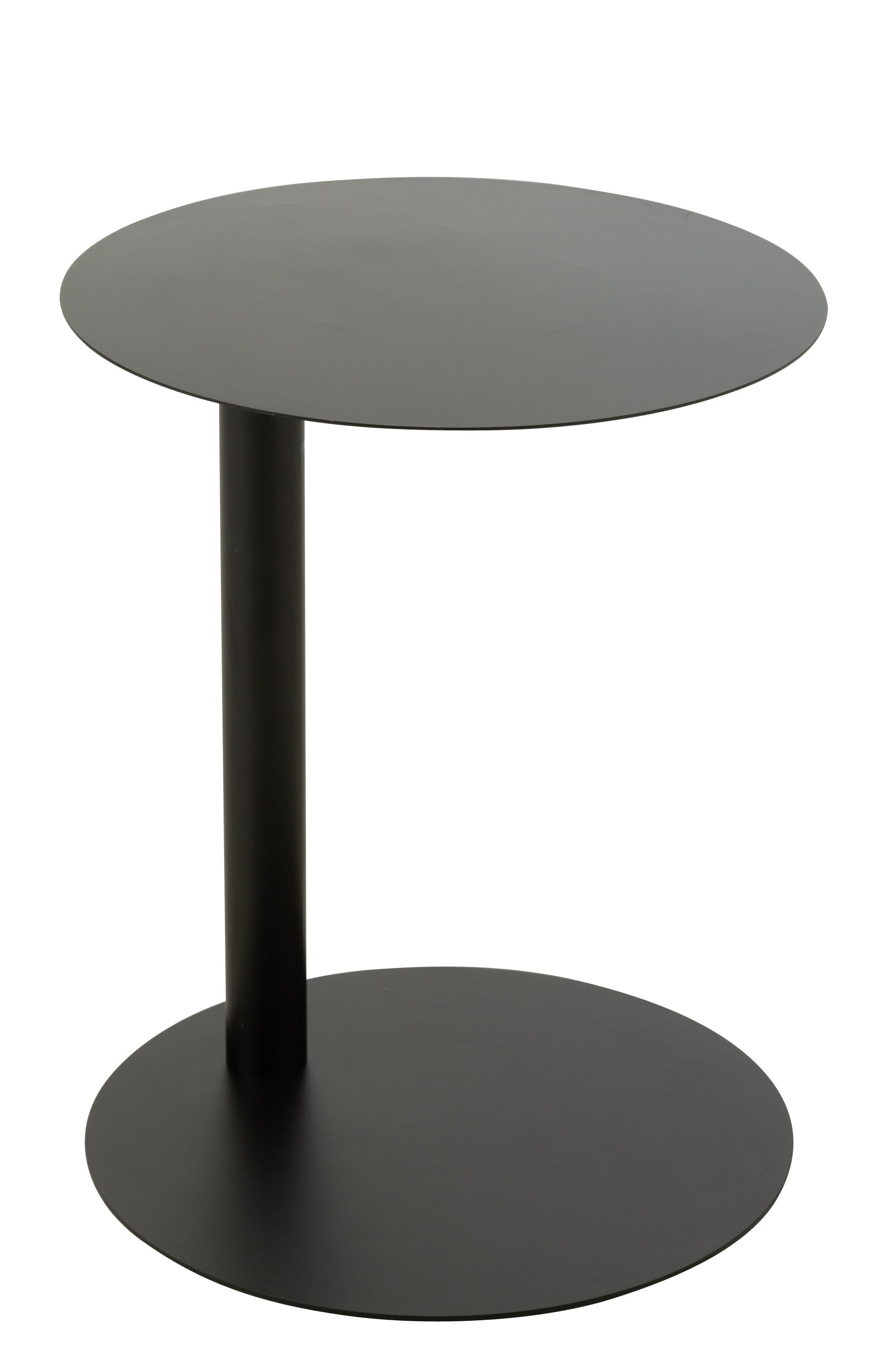 J-Line bijzettafel Rond - metaal - zwart