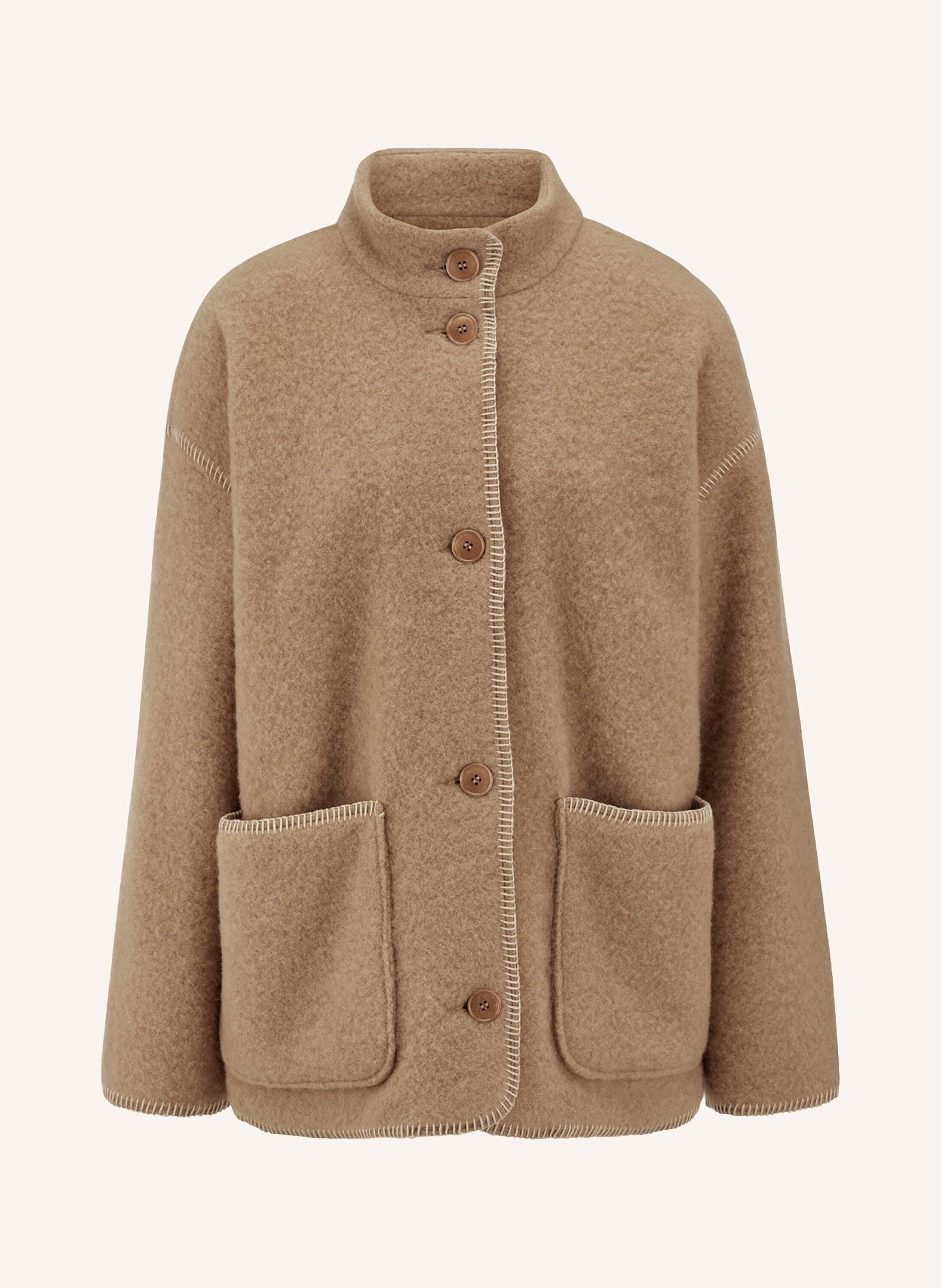 hessnatur hessnatur Wollfleece Jacke Boho Oversize aus reiner Bio-Merinowolle