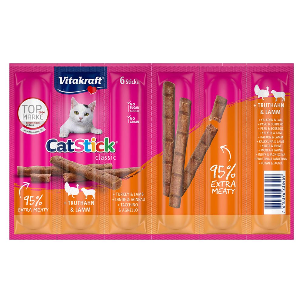 Vitakraft Mini Cat Sticks - 6 x 6g