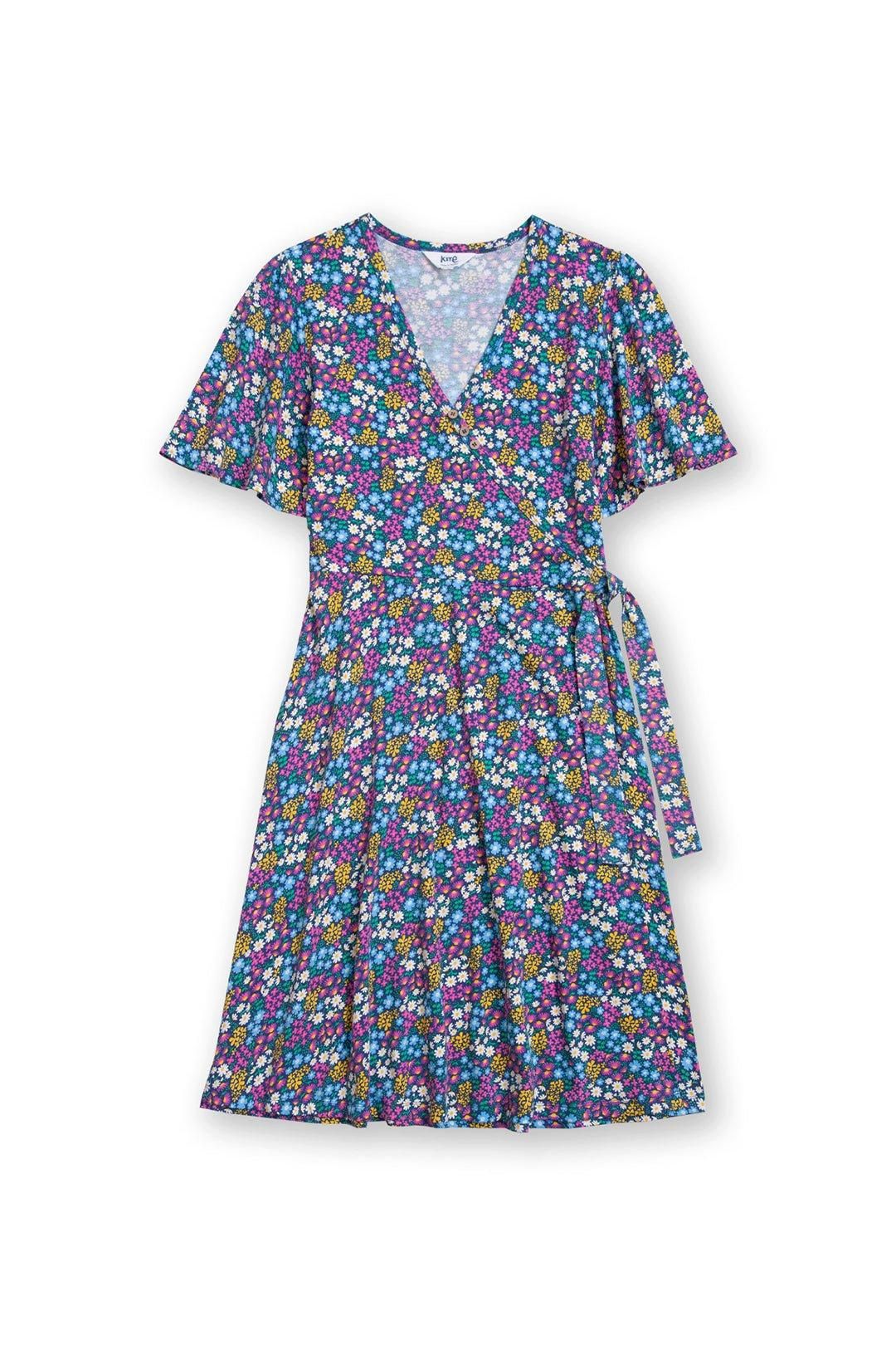 Kite Highcliffe Jersey Wrap Dress Flower Patch