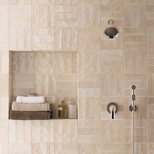 Carrelage Effet Zellige NOLITA Beige 6,5x20 - Les Carreaux de Jean