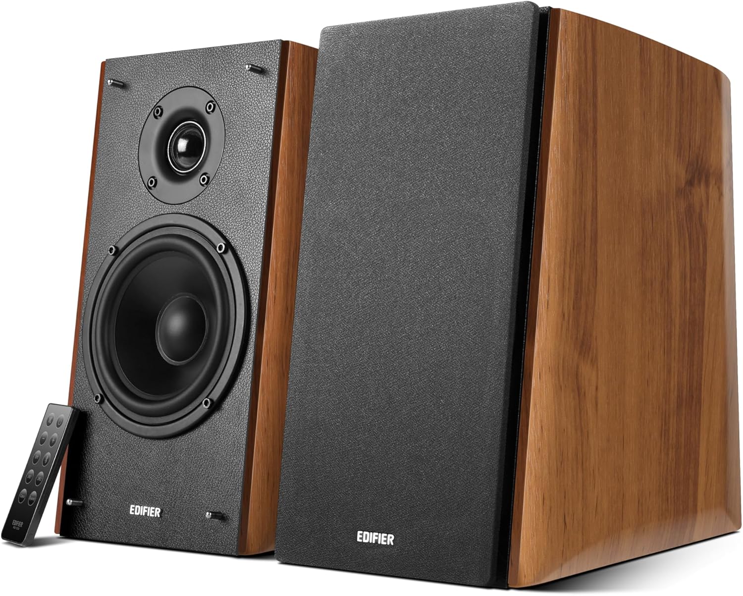 Edifier R2000DB Powered Bluetooth Bookshelf Speakers - Near-Field Studio Monitors - Optical Input - 120 Watts RMS (Warmoak)