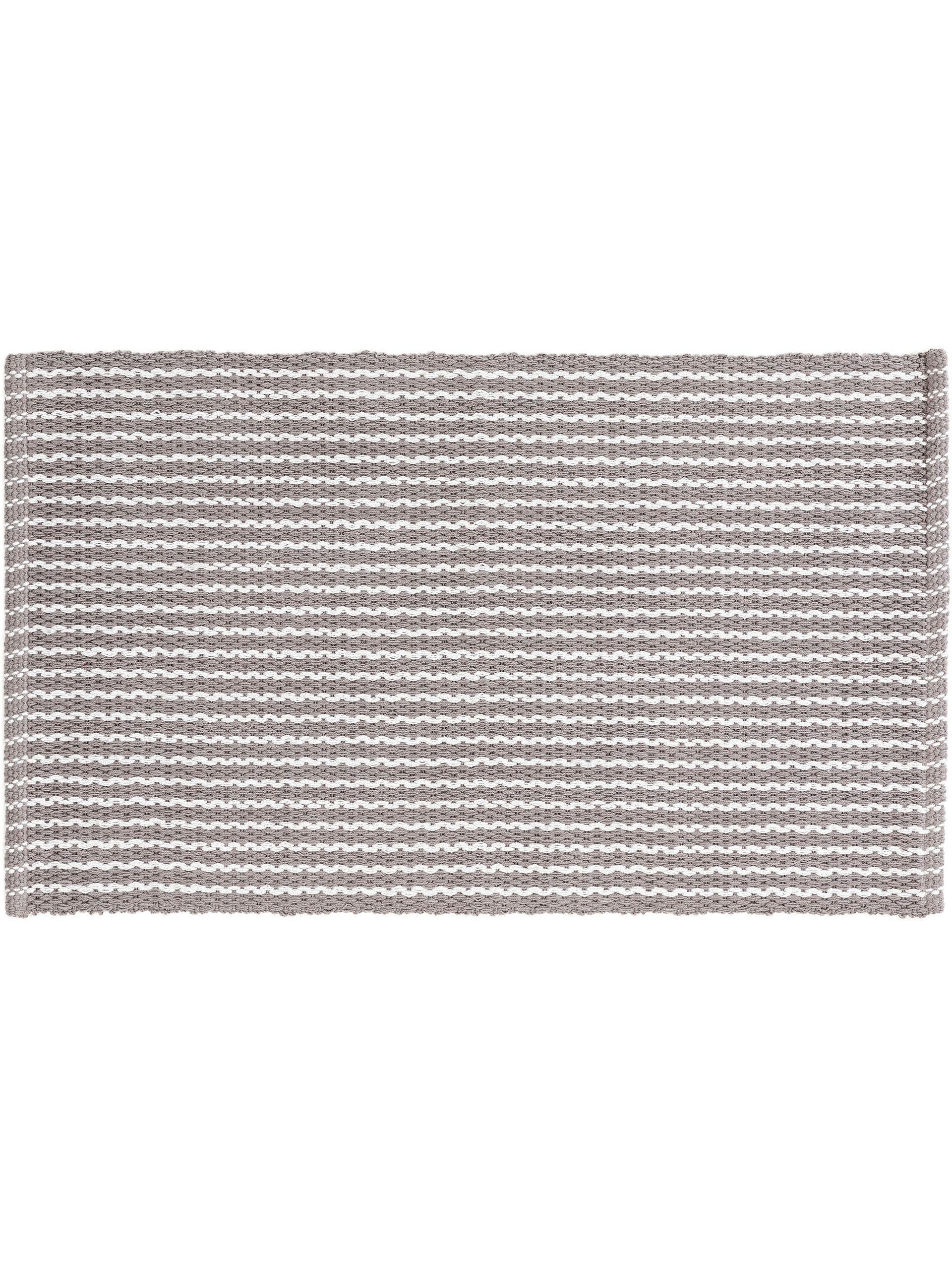 BONO - Tapis de bain gris/blanc 60x100