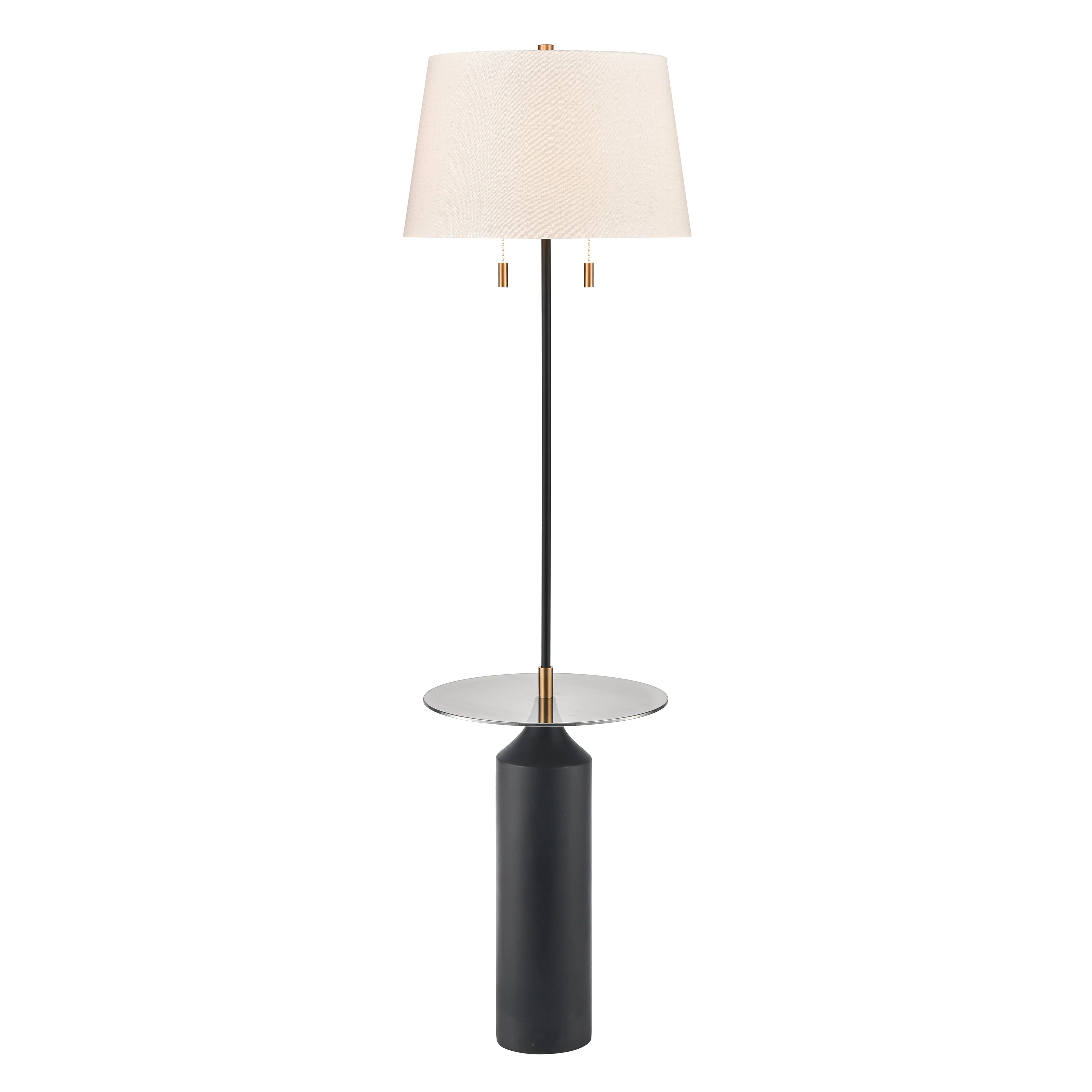 Sheve It 65'' High 2-Light Floor Lamp - Matte Black