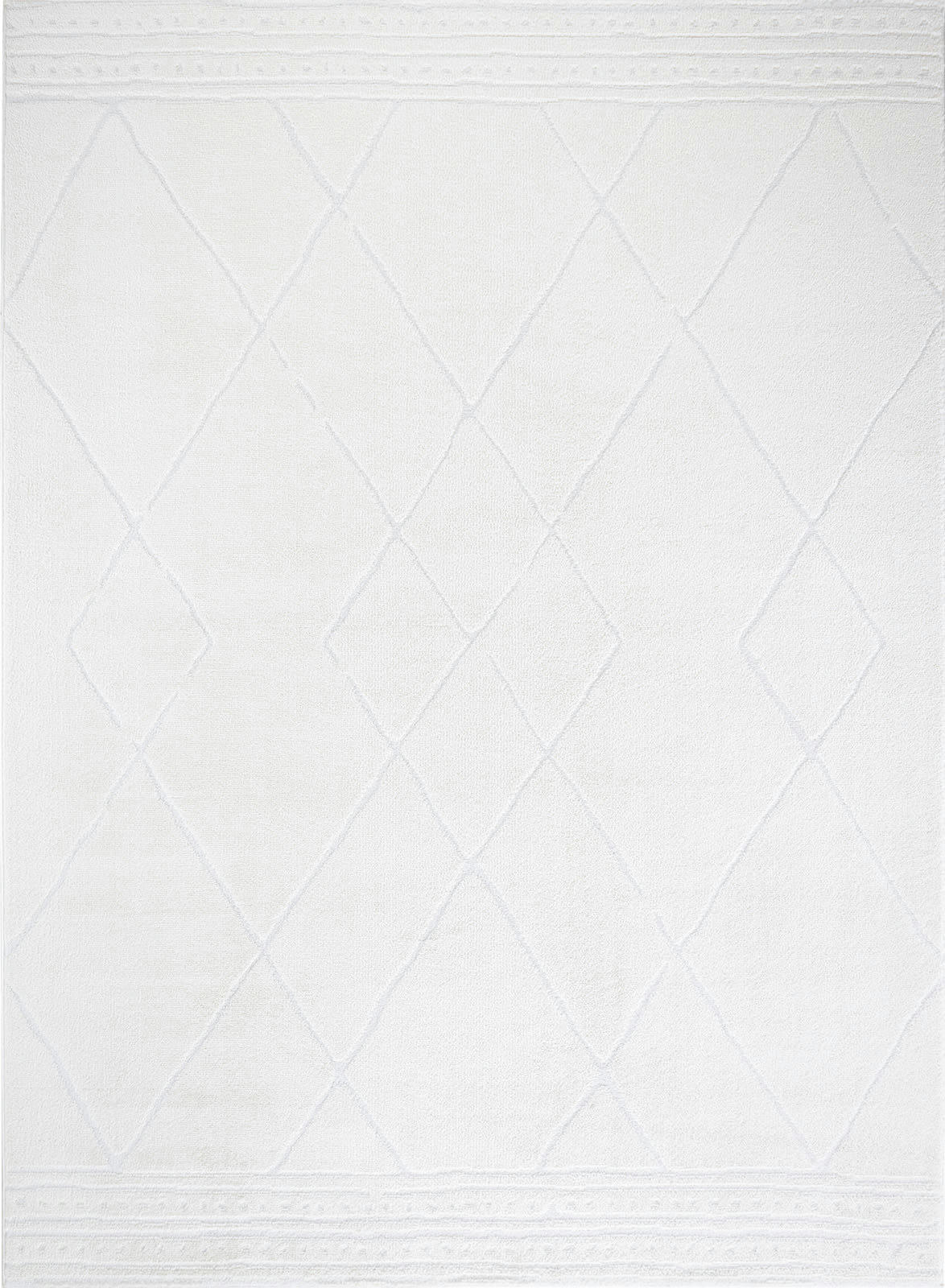 HANNAH - Tapis Berbère Ethnique Ivoire 200x275