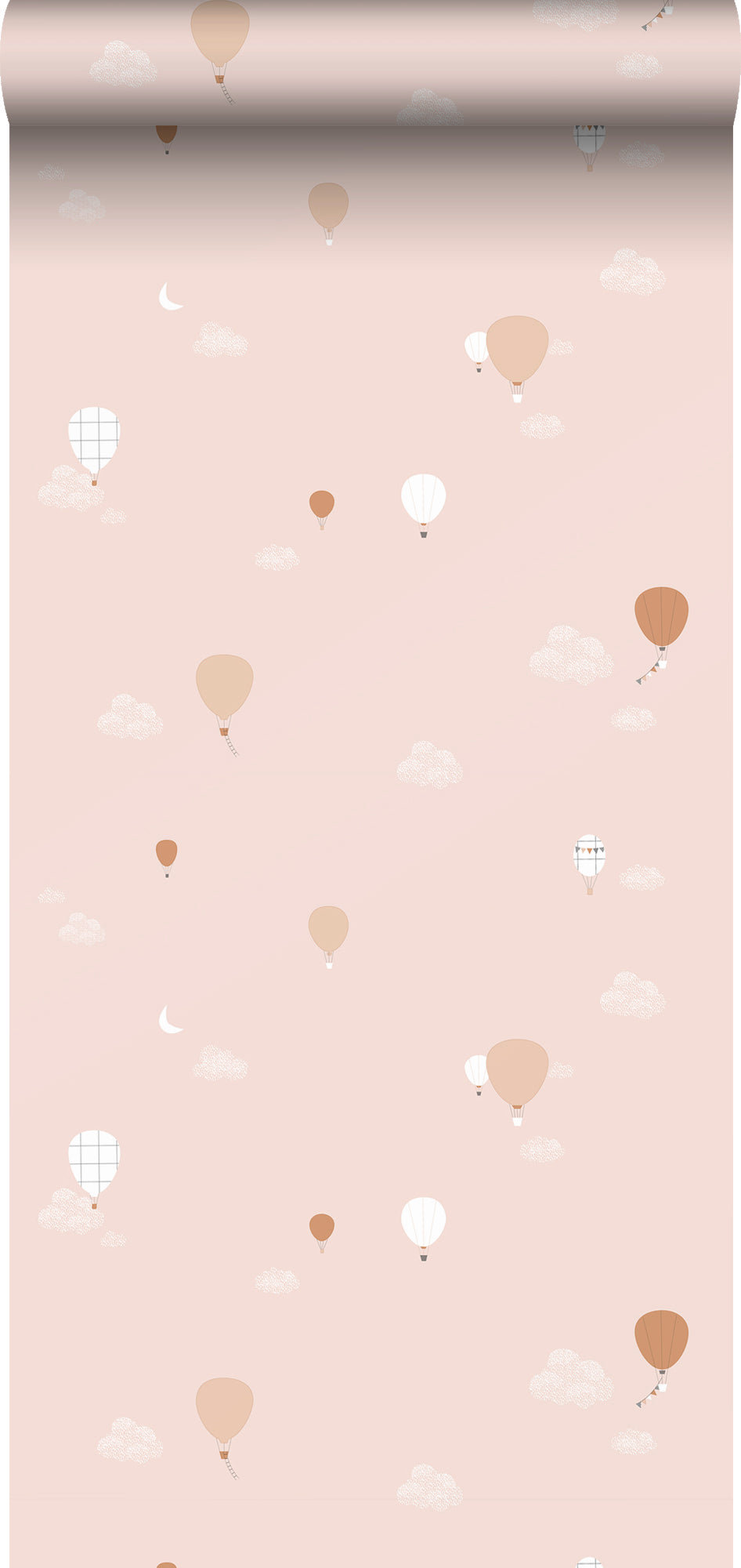 Sanders & Sanders behang luchtballonnen roze - 53 cm x 10 m - 640286