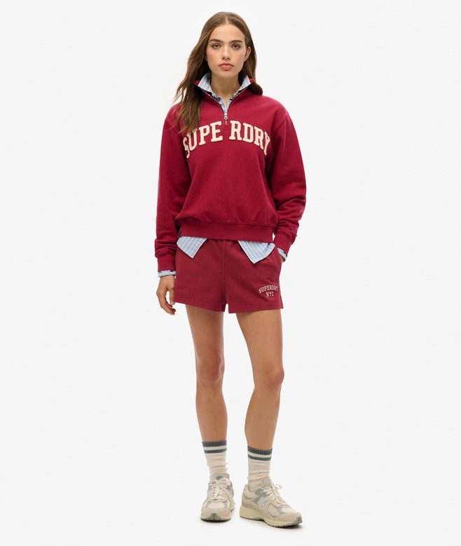 Athletic Essentials Applique Half Zip Sweatshirt