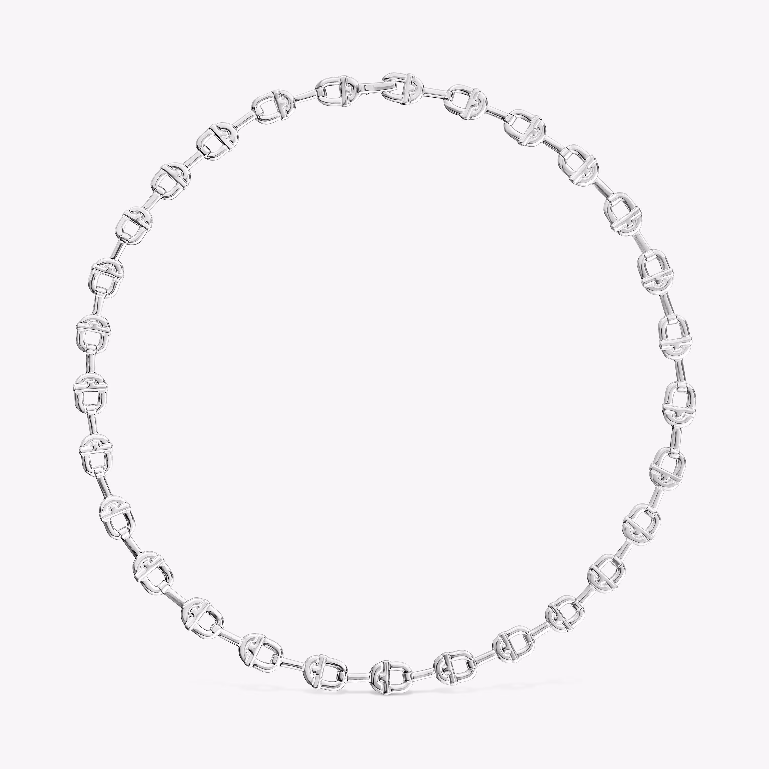 Collar corto logo de plata TOUS MANIFESTO