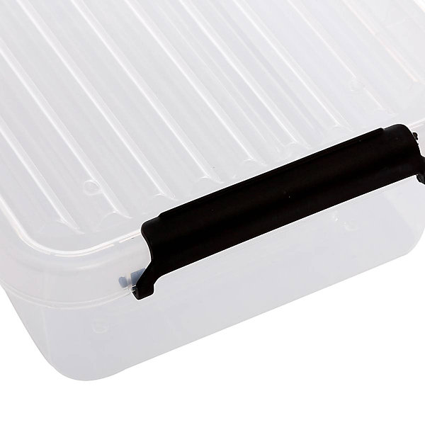 Boîte de Rangement Basse avec Couvercle 3L Clip N' Box - 5Five