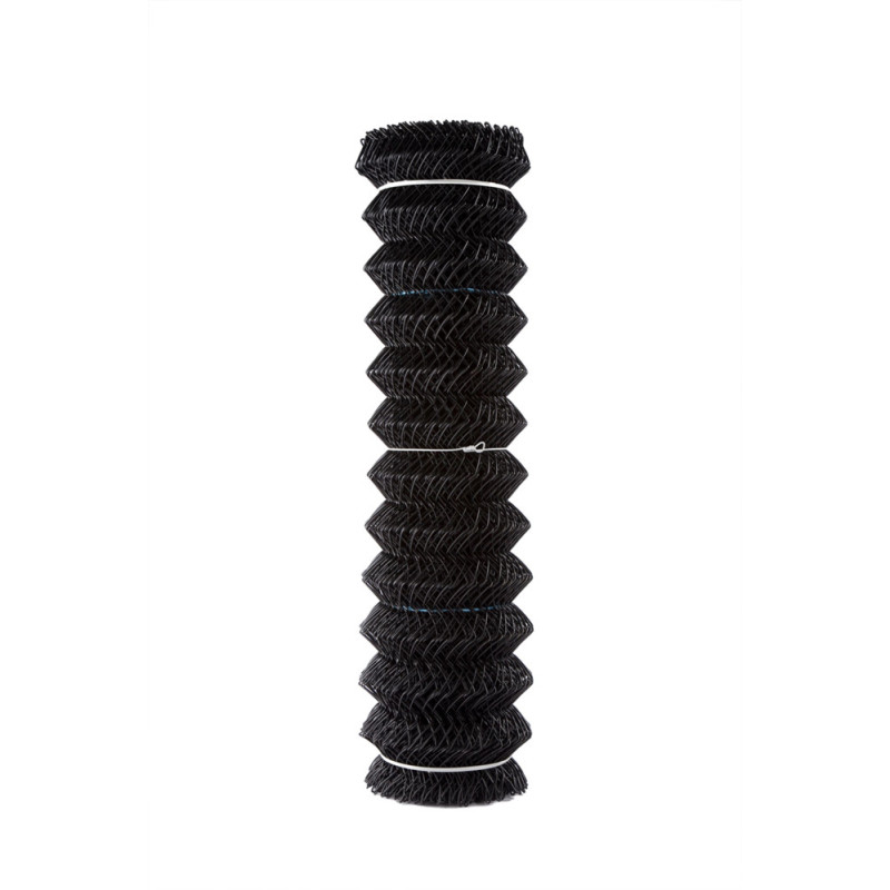Treillis simple torsion plastifié noir Ø 3 mm 2 x 25 m GIARDINO
