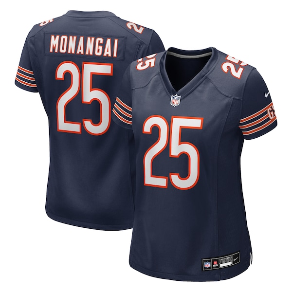 Kyle Monangai Chicago Bears Nike Women's Team Game Jersey -  Navy