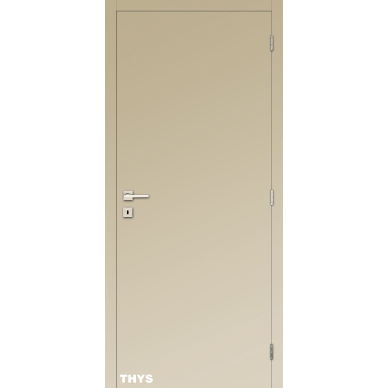 Bloc-porte intérieur prêt-à-poser alvéolaire à peindre Concept S10 83 x 211,5 cm THYS