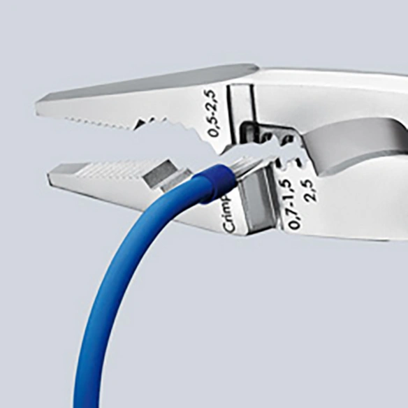 Elektro-Installationszange, Länge: 25,5 cm, Stahl