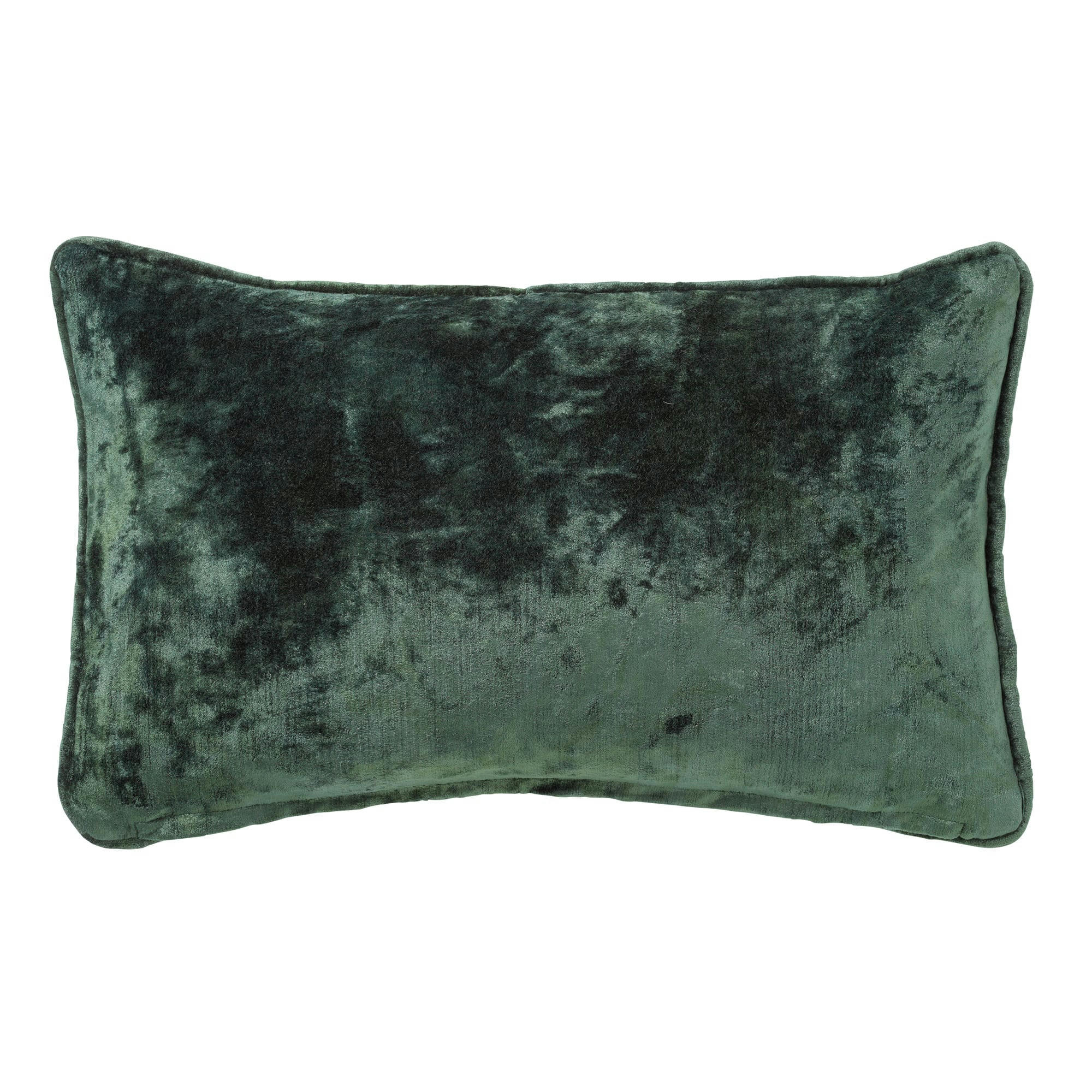 - Coussin vert en velours 30x50 cm uni