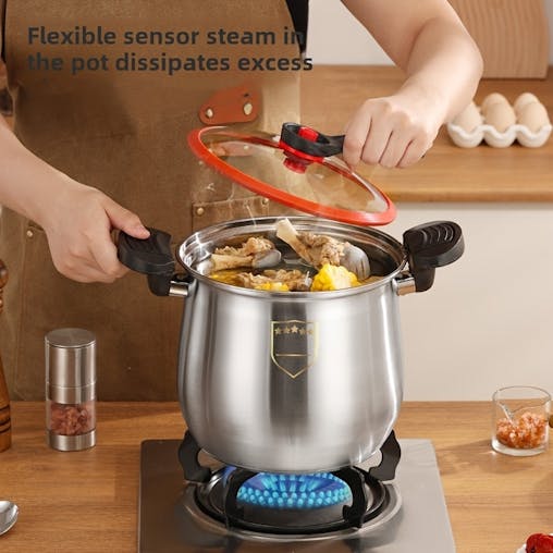 NNETM Stainless Steel Quick Cooking Pot Stew