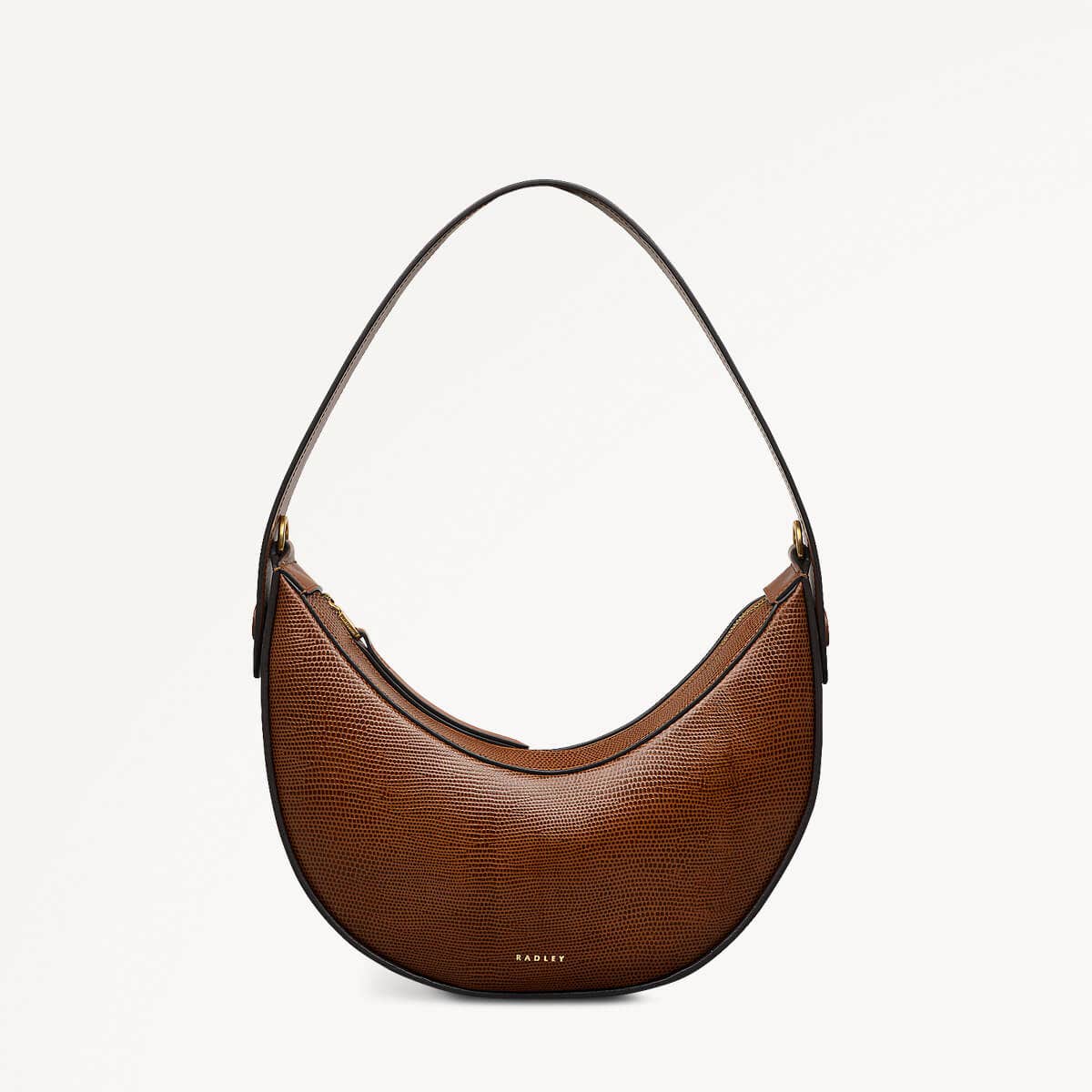 The Kensal - Faux Lizard Small Ziptop Shoulder Bag - RHD16303