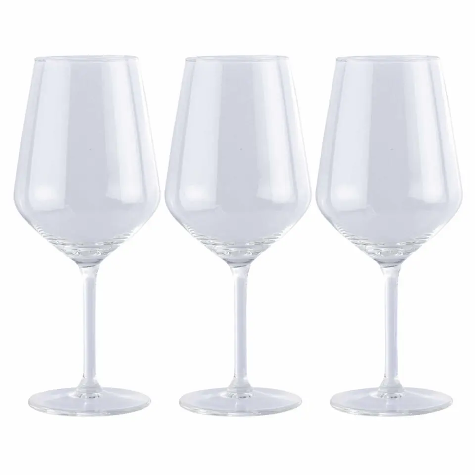 Luxury Houseware Wijnglazen - 6x stuks - rode wijn glazen - 530ml