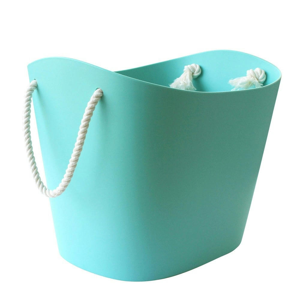 BALCOLORE - Panier de rangement bleu clair 36x29cm