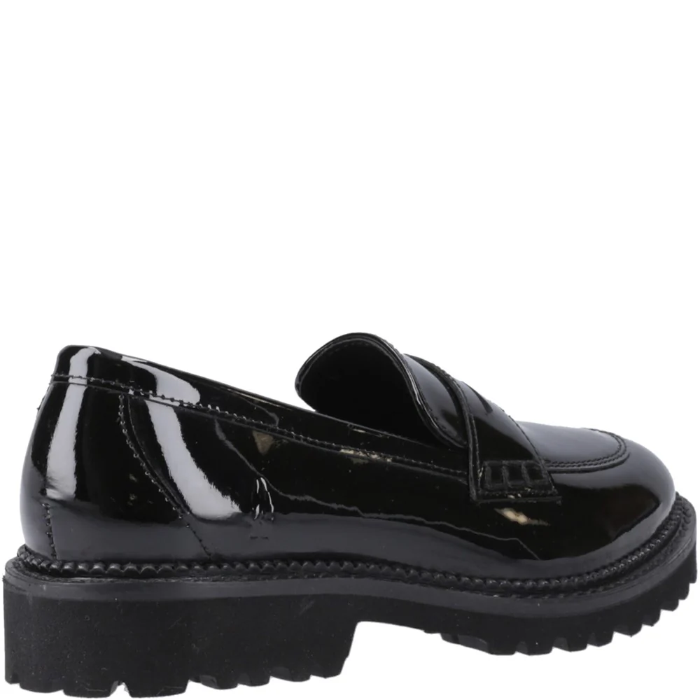 Hush Puppies Grazia Loafer Patent Senior School Shoes