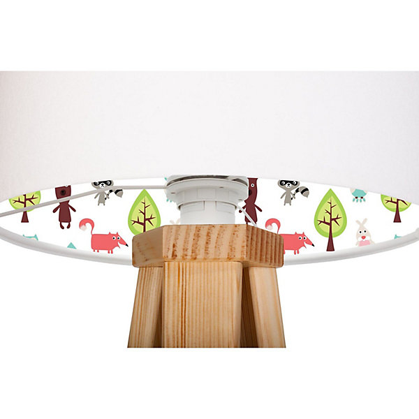 Lampe de chevet kids 030s-275 30 x 30 x 46 cm Bois clair