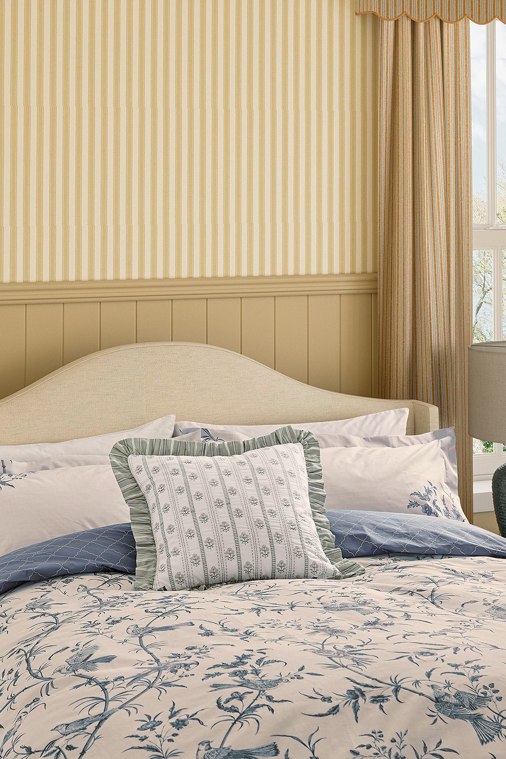 Sanderson Paradise Woods Toile' Cotton Duvet Cover Set