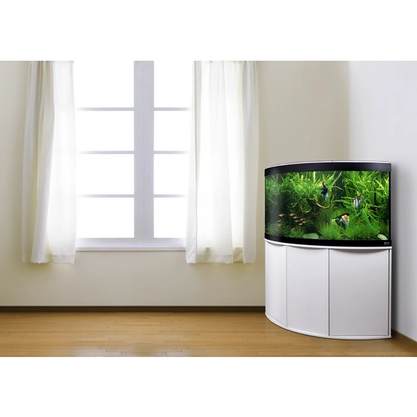 Aquariumkombination »Venezia«, BxHxL: 122 x 135 x 122 cm, Floatglas, weiß