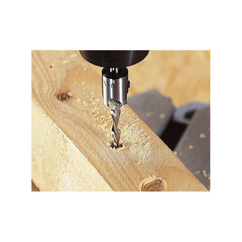 Forêt d'amorçage avec fraisoir Ø 3,2 x 12 mm WOLFCRAFT