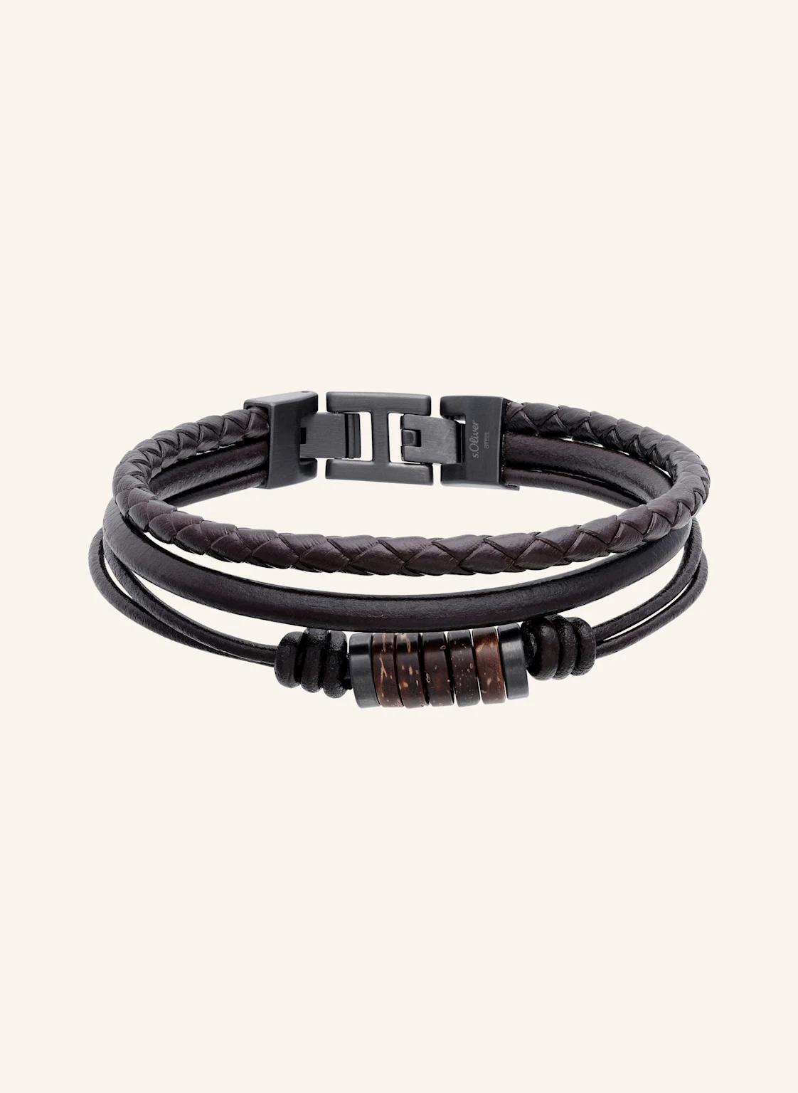 s.Oliver Armband aus Echtleder