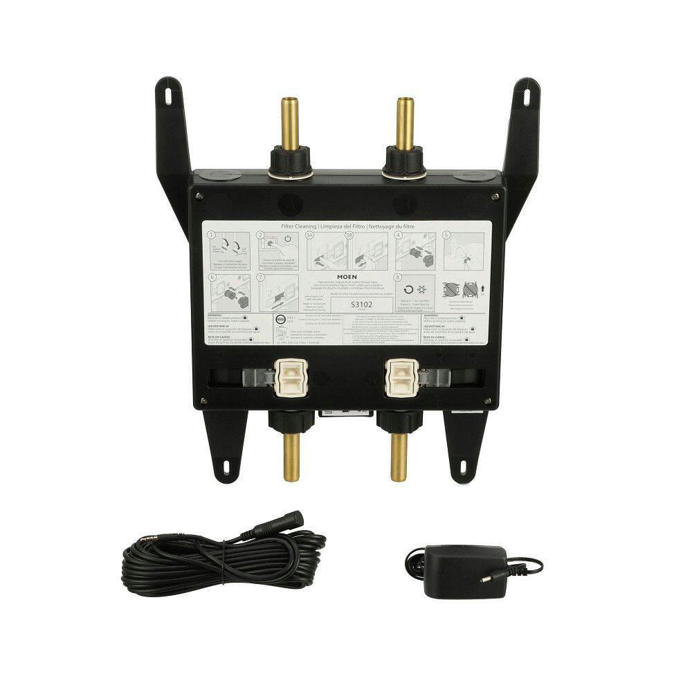 Moen 2-Outlet U Digital Shower Thermostatic Valve